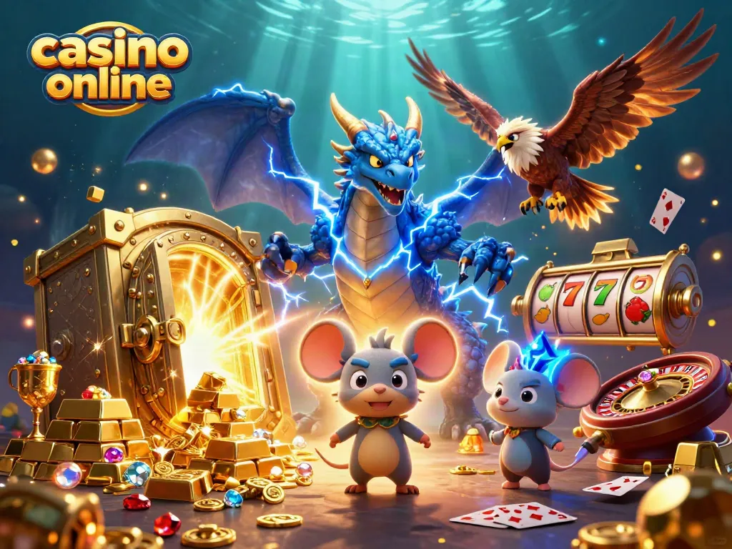 Experience thrilling adventures in a vibrant casino online world with magical characters and treasures.